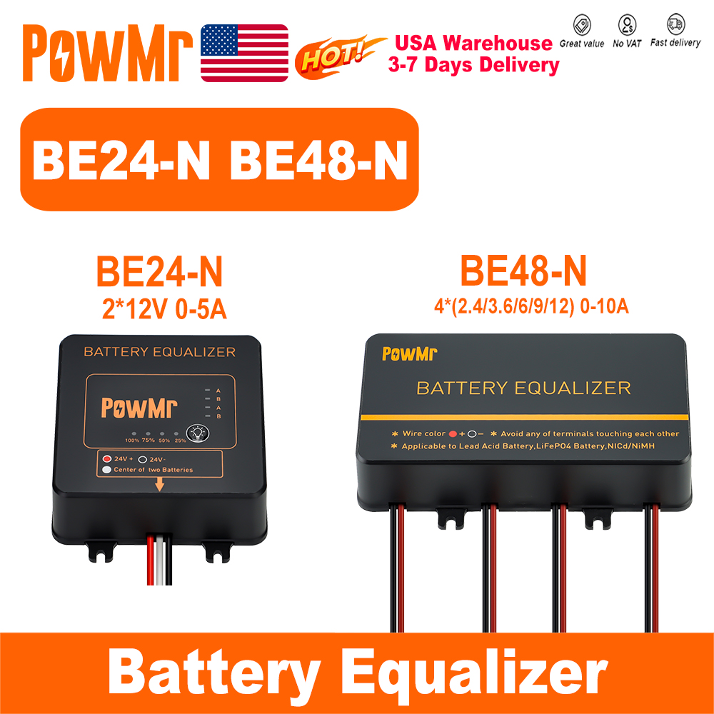 Renewable Energy House - Equalizzatore di Batterie PowMr USA 24V